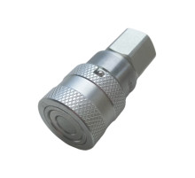 Быстроразъемное соединение (БРС) FLAT FACE - FF плоское 3/4" с проходным 1/2" (25 мм) розетка (мама)