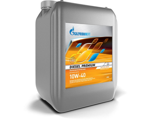 Масло полусинтетическое моторное Gazpromneft Diesel Premium 10W-40, 20 л 