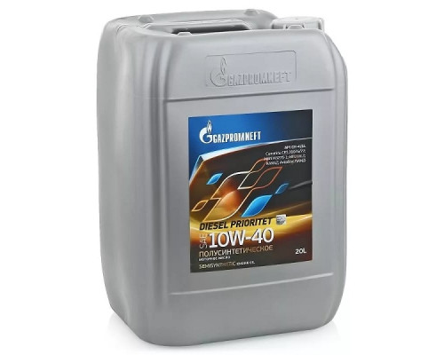 Масло полусинтетическое моторное Gazpromneft Diesel Prioritet 10W-40, 20 л 