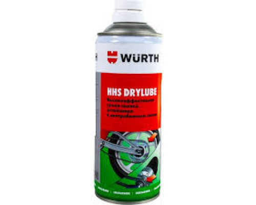 Смазка HHS dry lube Wurth (смазка цепи) 400мл