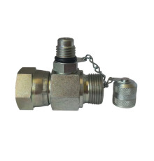 Тройник G1/2" Ш-Г с тестовой точкой М16х2