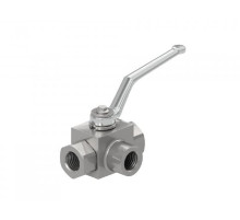 Кран шаровый трехходовой G1/2"